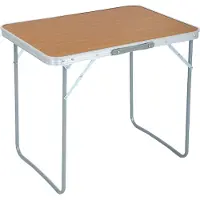 Akord Klappbarer Campingtisch Ares Braun 60X50X50 Cm