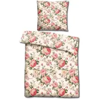 Sleezzze CloudComfort Basic Mikrofaser Bettwäsche Camelie 135 x 200 + 80 x 80 cm