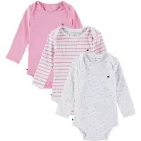 Tommy Hilfiger Babybody-Set 3 Pack Seasonal Body Ls Giftbox KN0KN02254 Hellrosa