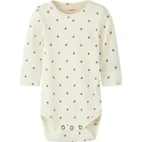 Lil´ Atelier Lil' Atelier Body l/ä - Rib - NbnGago - Turteltaube/Apple - - 1 Jahr (80) - Body L/Ä