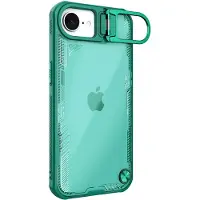 NILLKIN Iceblade Prop Case mit Ständer für iPhone 16e - Grün