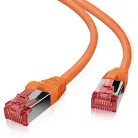 Helos S/FTP (PIMF) CAT 6 10m, 10 m, Cat6, S/FTP (S-STP), RJ-45, RJ-45, Orange