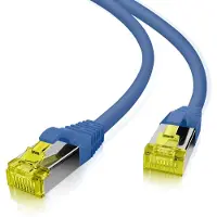 Helos S/FTP (PIMF) CAT 6a 15m, 15 m, Cat6a, S/FTP (S-STP), RJ-45, RJ-45, Blau