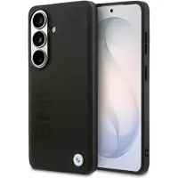 BMW Case Leather Hot Stamp MagSafe for Samsung Galaxy S26 black
