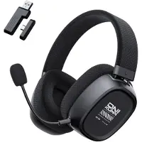 Onikuma GT830 Gaming-Kopfhörer – Bluetooth 5.4, 2.4 GHz & USB-C, abnehmbares Mikrofon, 45 h Akku