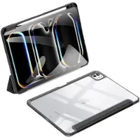 DUX TOBY Series iPad Pro 11" 2024 Tri-fold Cover with Pen Holder - Black