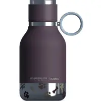 Asobu Dog Bowl Bottle Burgunder, 0.975 L Trinkflaschen 1 St