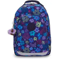 Kipling Class Room Schulrucksack - 15" Laptopfach - dark flower stamp