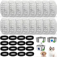 OEM Hochleistungs-Filter für Katzen- und Hundebecken, aktives Kohlenfilter, sehr leise, automatische Trinkbecken, Edelstahl-Wasserbecken, Ersatzteil für Tiertrinkbecken, 16er-Pack