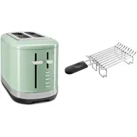 KitchenAid Set 2, Toaster + Brötchenaufsatz 5KMT2109 Pistazie