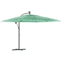 vidaXL Sonnenschirm mit Stahlmast Grün 290x290x238 cm