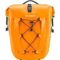 RockBros Tasche Fahrradtasche Wasserdichte Gepäckträgertasche Orange
