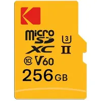 Kodak Msd 256gb Uhs-ii U3 V60 Pro +adapt Speicherkarte Gelb Gelb One Size