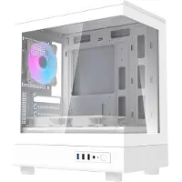 Darkflash DB330M PC Gehäuse Micro ATX mit 3 Lüftern Weiß