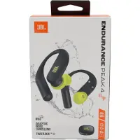 JBL Endurance Peak 4 In-Ear-TWS-Sport-Kopfhörer BT ANC, IP68, Schwarz/Limette