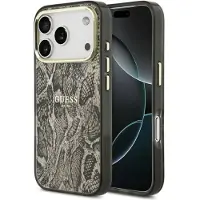 GUESS - Python Pattern MagSafe (GUHMP17XHIMPYGW) - iPhone 17 Pro Max - Brown
