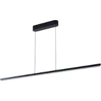 LUCANDE LED-Hängelampe Solvar, 158 cm, schwarz, CCT, dimmbar