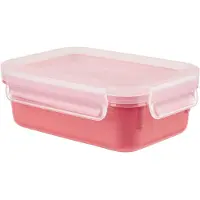 EMSA Clip & Close Frischhaltedose, 0,55 Liter, BPA-frei, Koralle