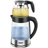 RAF Teekocher elektrische Teemaschine Wasserkocher Teekanne Caydanlik Edelstahl 2,2L