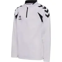 Hummel hmlCORE 2.0 HALF ZIP KIDS - WHITE/BLACK, Größe:116