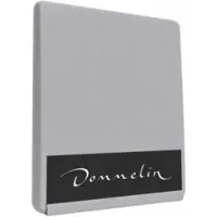 Dommelin Spannbettlaken Mausgrau (Perkal 200TC)-210 x 210 cm