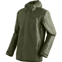 Maier Sports Regenjacke "Abbenstein M", Herren, Gr. 56, grün (moosgrün), 100% Polyester, Jacken Regenjacke, Herren Jacke wasserdicht, moderner Windbreaker, Outdoorjacke, Reg. Fit