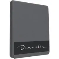 Dommelin Topper Spannbettlaken 10-14 cm Elefantengrau (Flanell)-120 x 220 cm