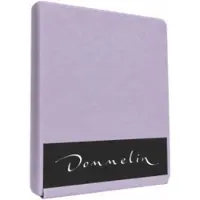 Dommelin Topper Spannbettlaken 10-14 cm Lila (Satin 300TC)-120 x 210 cm