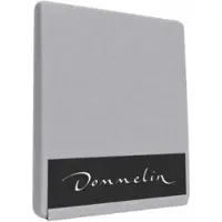Dommelin Topper Spannbettlaken 5-9 cm Mausgrau (Satin 300TC)-90 x 200 cm