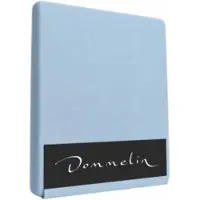 Dommelin Topper Spannbettlaken 10-14 cm Hellblau (Perkal 200TC)-180 x 200 cm