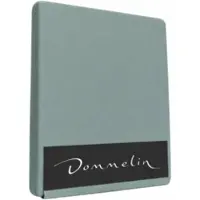 Dommelin Topper Spannbettlaken 5-9 cm Jade (Perkal 400TC)-100 x 220 cm