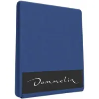 Dommelin Topper Spannbettlaken 10-14 cm Jeansblau (Satin 300TC)-160 x 210 cm