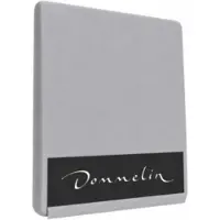 Dommelin Topper Spannbettlaken 10-14 cm Mausgrau (Satin 300TC)-210 x 220 cm