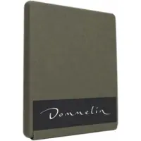 Dommelin Spannbettlaken Olive (Perkal 200TC)-140 x 210 cm