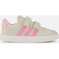 Adidas VL COURT 3.0 CF I Low-Top Kinder-Sneaker mit Klettverschluss in Grün
