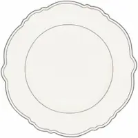 Salt & pepper Frühstücksteller Odette Black / White 21,5 cm (1er Set)