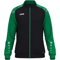 Jako Polyesterjacke Sonic - schwarz/grün, Größe:S