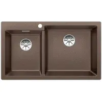 BLANCO PLEON 9, Schrankwaschbecken, Silgranit, Braun, Links, 90 cm, Deutschland