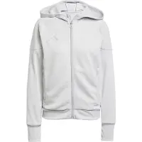 Adidas Tiro 25 Travel Kapuzenjacke Damen Grau || Größe 2XL (50-52)