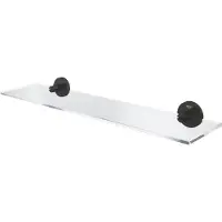 GROHE QuickFix Start - Ablage, Länge 53 cm, Glas/schwarz matt