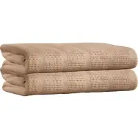 Erwin Müller Baumwolle Sommerdecke 2er-Pack in beige | Gr.: 220x240 cm