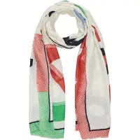 s.Oliver Tuch Scarf Cream-White Placed P