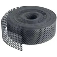 DAPRONA Lüftungsband Traufgitter 60m x 100mm PVC Gerollt Schwarz