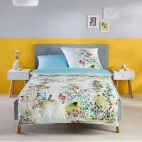 Fleuresse Mako-Satin Bettwäsche Modern Elegance S Leiria multicolor 155x200 cm + 80x80 cm - bunt