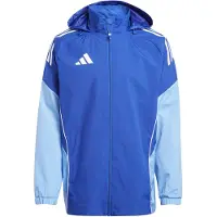 Adidas Tiro 25 Wettkampfjacke, für alle Wetterbedingungen, Farbe: Königsblau/Blau