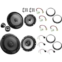 DSX Kenwood Lautsprecher für Ford Ka Ru8 Baujahr 2008-2016 Tür vorne und Seitenteil hinten 600 Watt