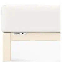 Schlafgut Spannbetttuch Casual aus Bio Baumwolle 120x200 - 130x200 cm | off-white - weiß