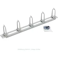 Triton RAC-VP-X16-A1 Rack 19" Panel 6 große Kabelführungen, 1U, grau