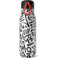 Zoku Edelstahl Trinkflasche M 500ml Modern Calligraphy