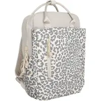 NEW REBELS Urban Leopard Laptop Rucksack - 13" Laptopfach - beige